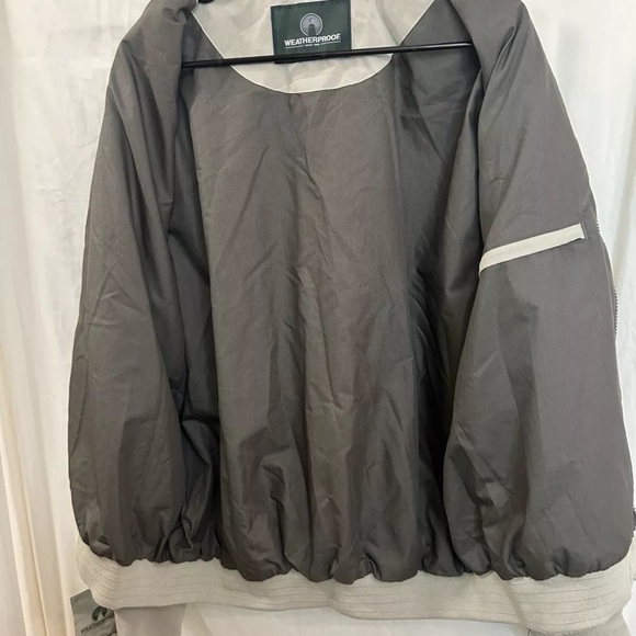 Weatherproof Jacket Men’s Large Beige 12 Broadway Joe Namath New York Jets NWT - Picture 9 of 11